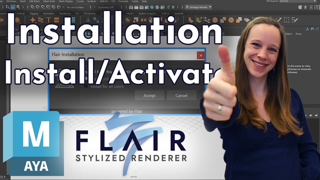 Installation - Installing and Activating Flair for Maya