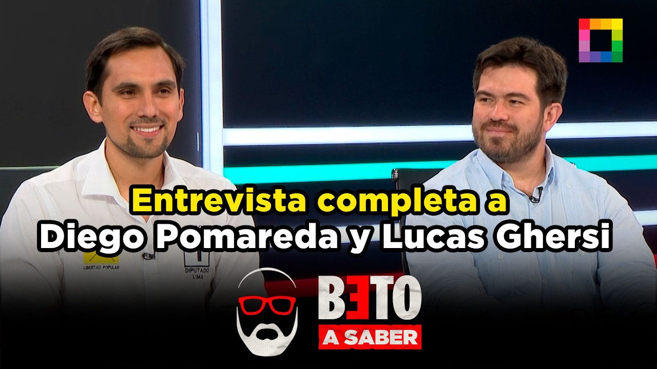 Beto a Saber - FEB 23 - 2/2 - ENTREVISTA COMPLETA A LUCAS GHERSI Y DIEGO POMAREDA | Willax