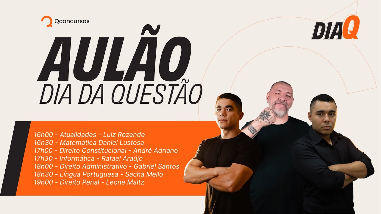 Aulão de Disciplinas Básicas! - Dia da Questão