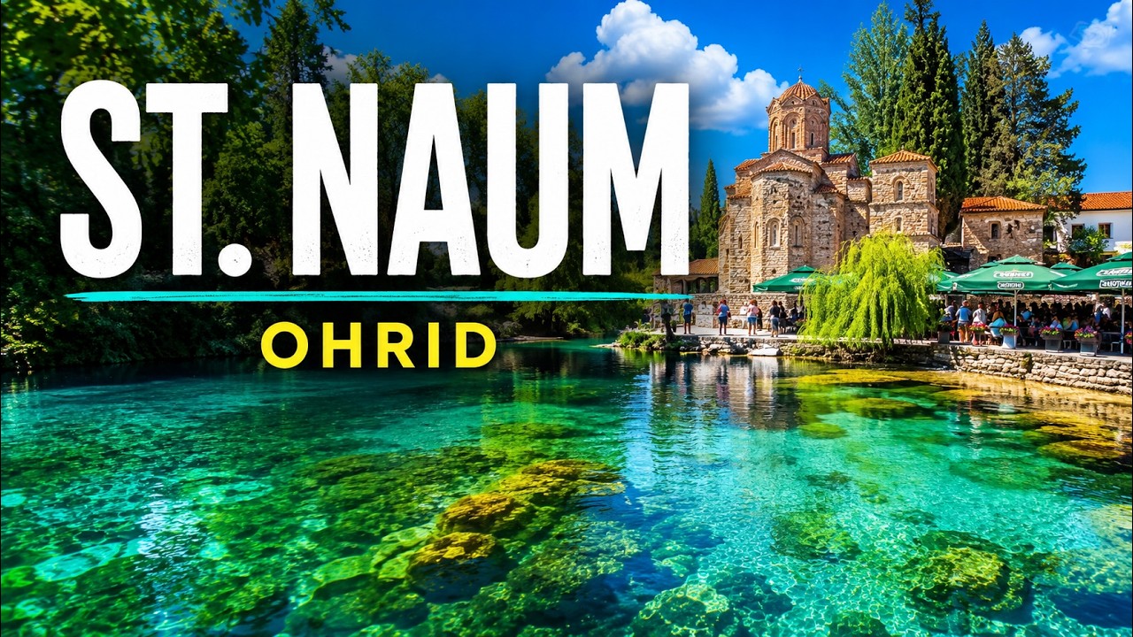 Ohrid North Macedonia | Boat Trip to St. Naum Monastery, Springs & Peacock Encounter