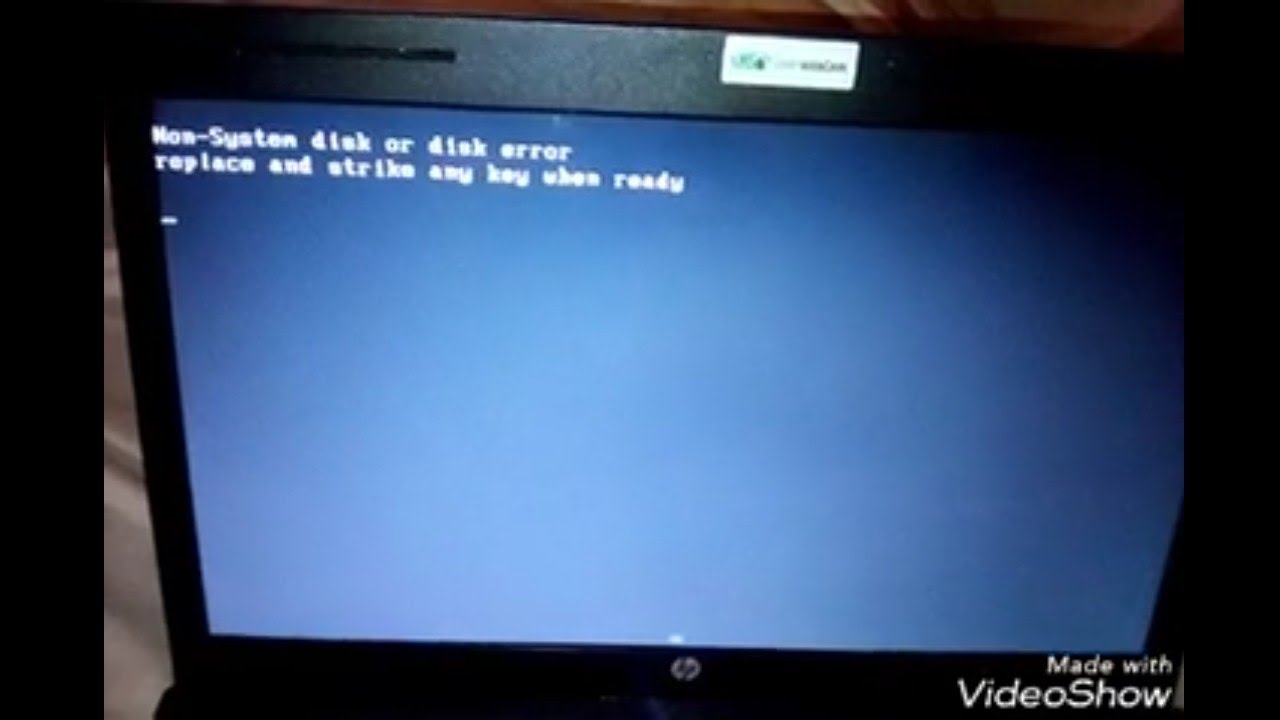 Non-system disk or disk error replace and strike any key when ready [FIXED]