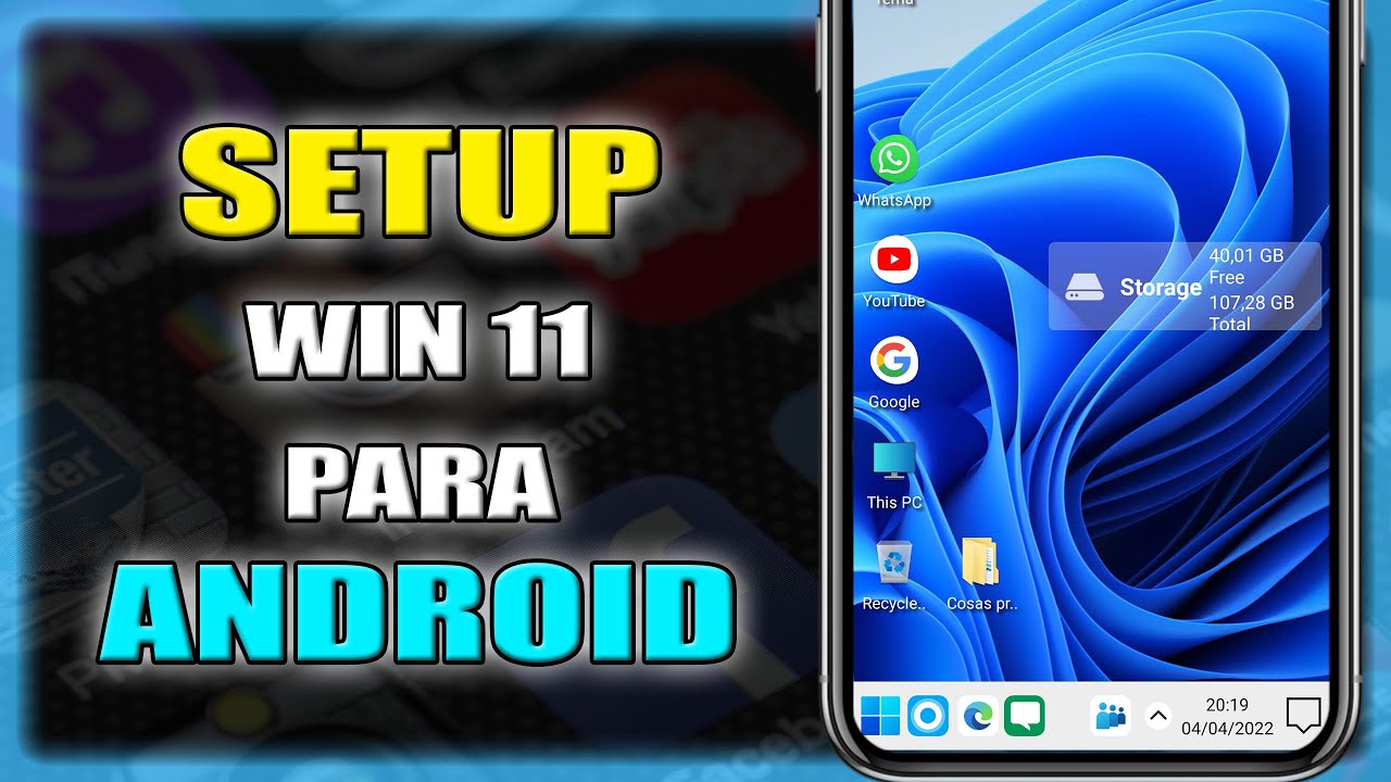📲 Personalizaci&oacute;n para Android - Launcher estilo Win 11 para tel&eacute;fonos Android