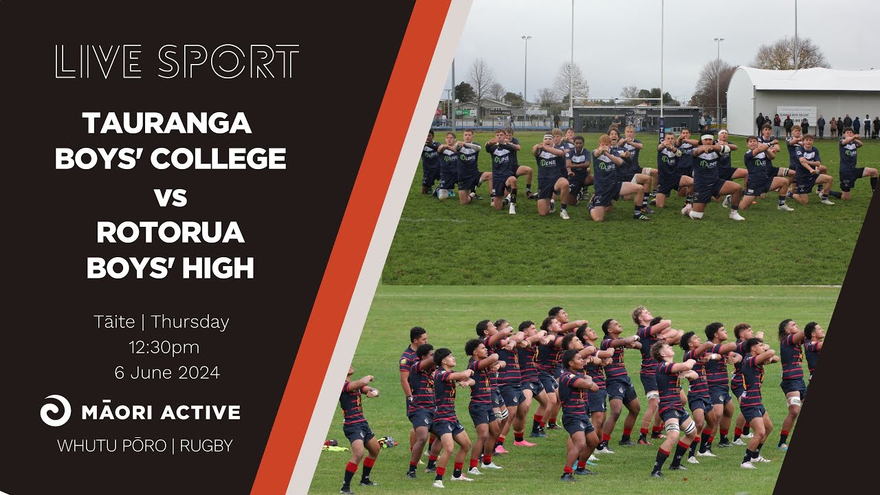 Super 8  Rugby First XV 2024 | Tauranga Boys' College v Rotorua Boys' High
