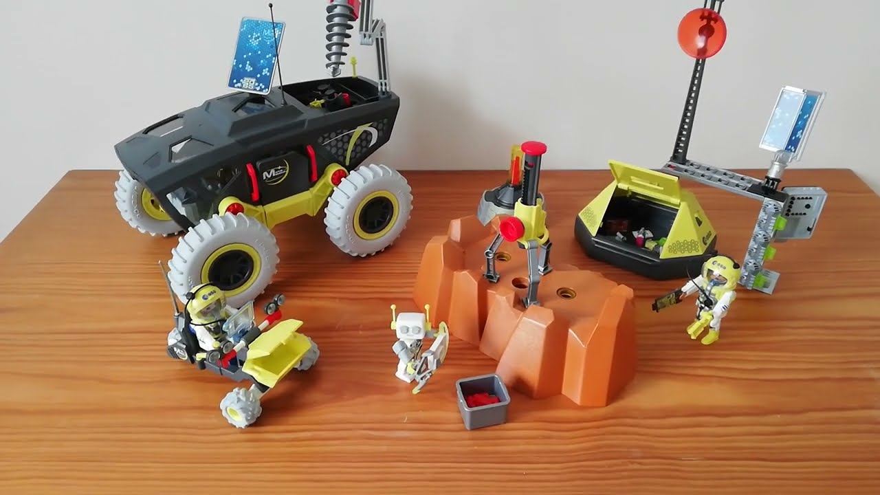 Unboxing Playmobil (fr) 70888 Exploration de Mars ESA - L'unité spatiale mobile # 3 (3/3). (HD)