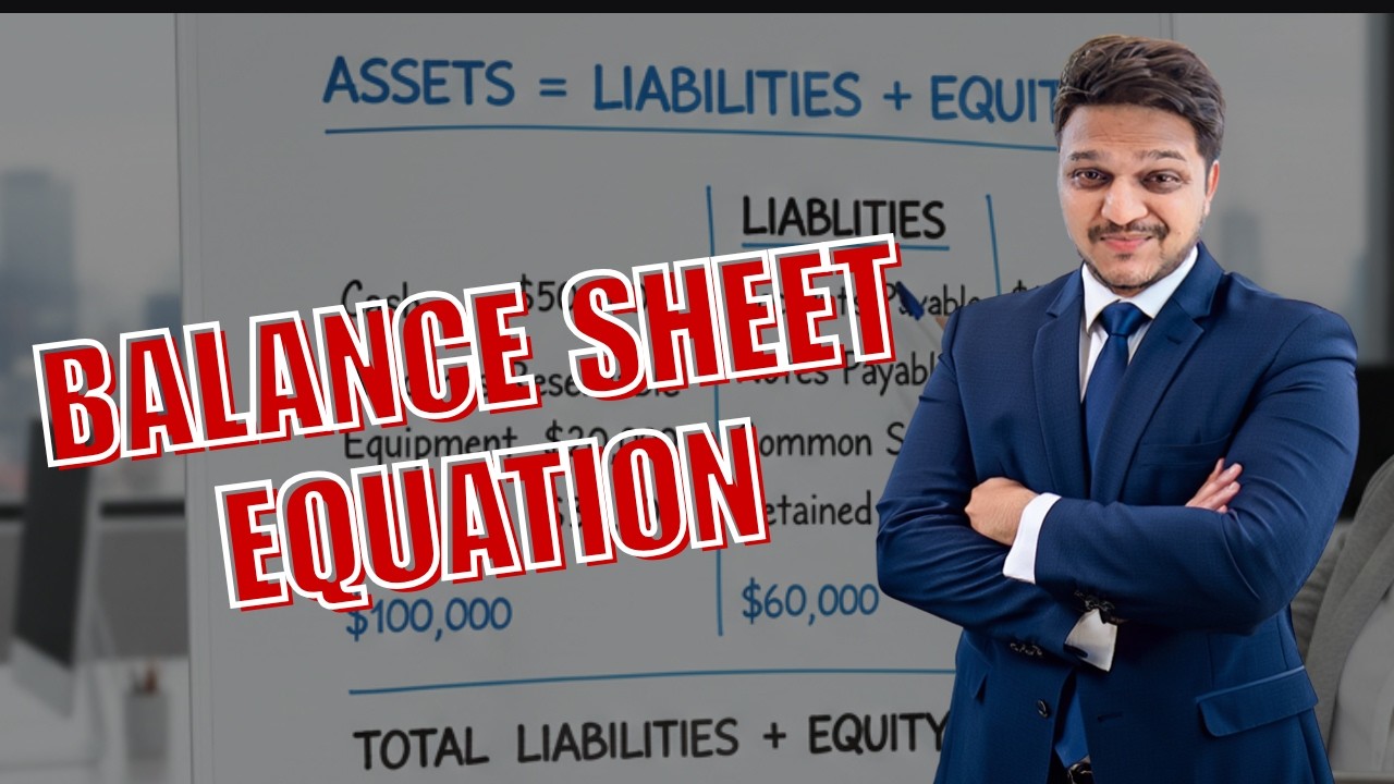 JAIIB AFM English | Balance Sheet Equation with examples