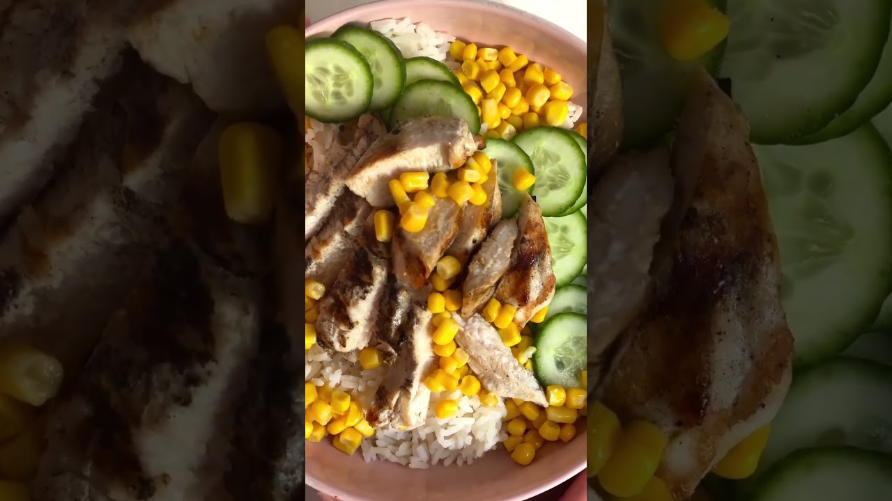 Grilled Chicken & Rice Bowl with Greek Yoghurt Sauce & Hot Honey | Delicious 
