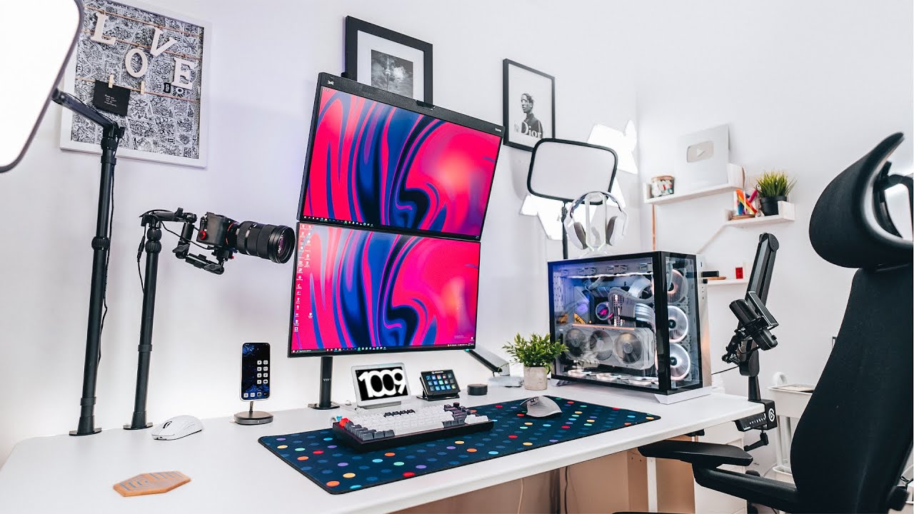 My DREAM Desk Setup Upgrade Productivity + Gaming 2022