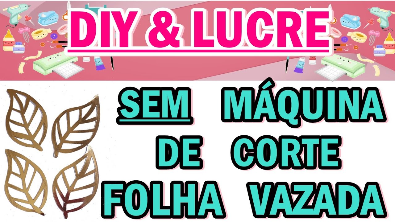 COMO FAZER FOLHAS VAZADA SEM MÁQUINA DE CORTE
