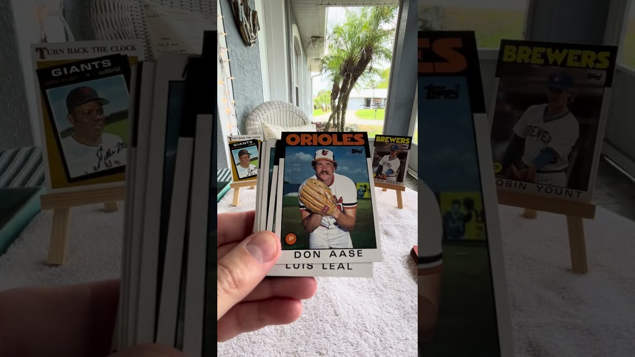 1986 Topps Baseball 48-Card Rack Pack opening from the Rack Pack Box!!!!!!