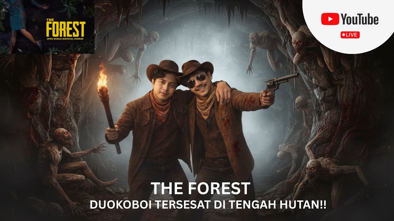 THE FOREST GAMEPLAY DUOKOBOI TERSESAT DI HUTAN !!! #horror #games #funnyvideo #entertainment #viral
