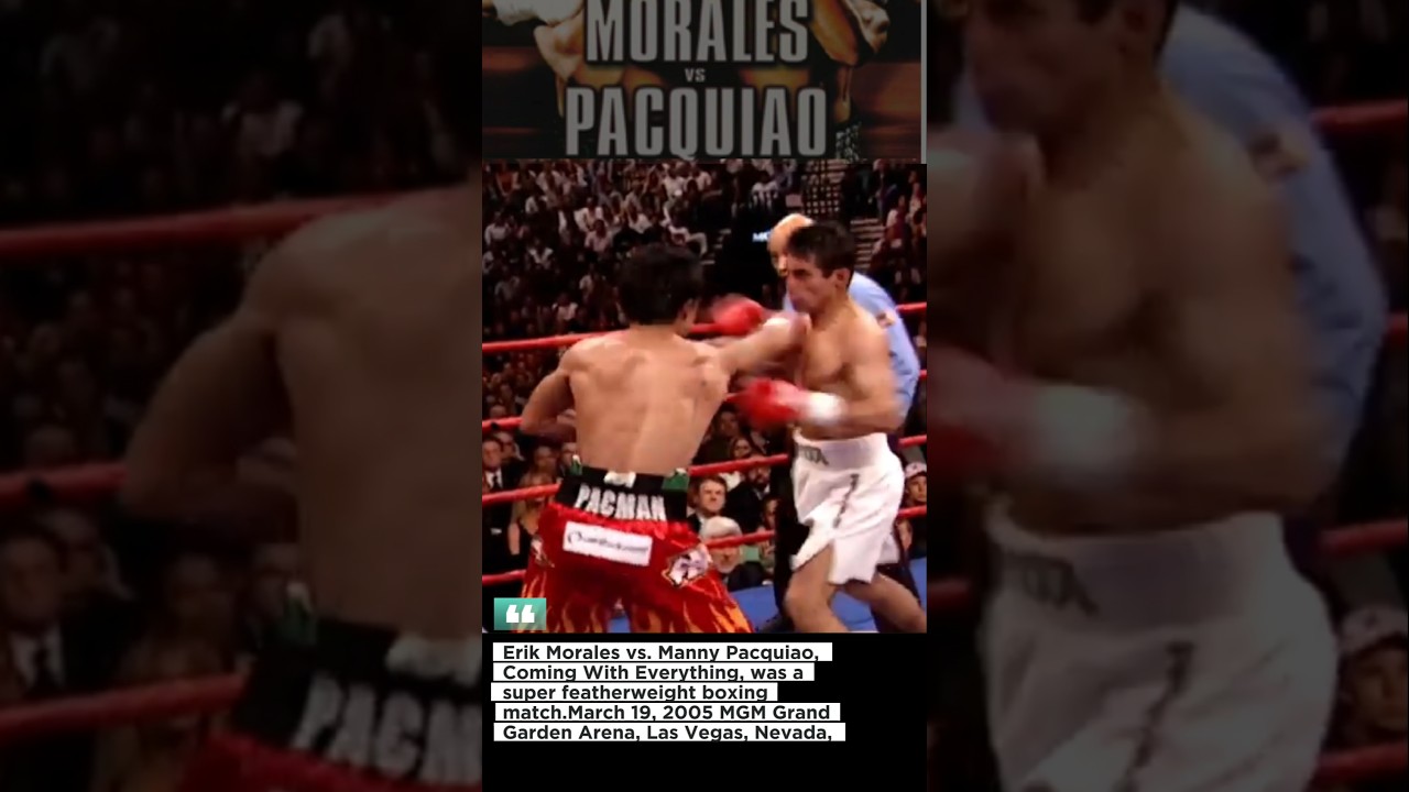 The Night Pacquiao Lost for the First Time || Pacquiao VS Morrales