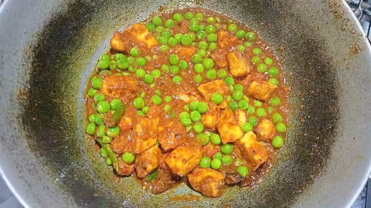 बिना लहसुन बिना प्याज का बनाये मटर पनीर की सब्जी घर पर / Matar Paneer Recipe / Sakshi Mishra Cooking