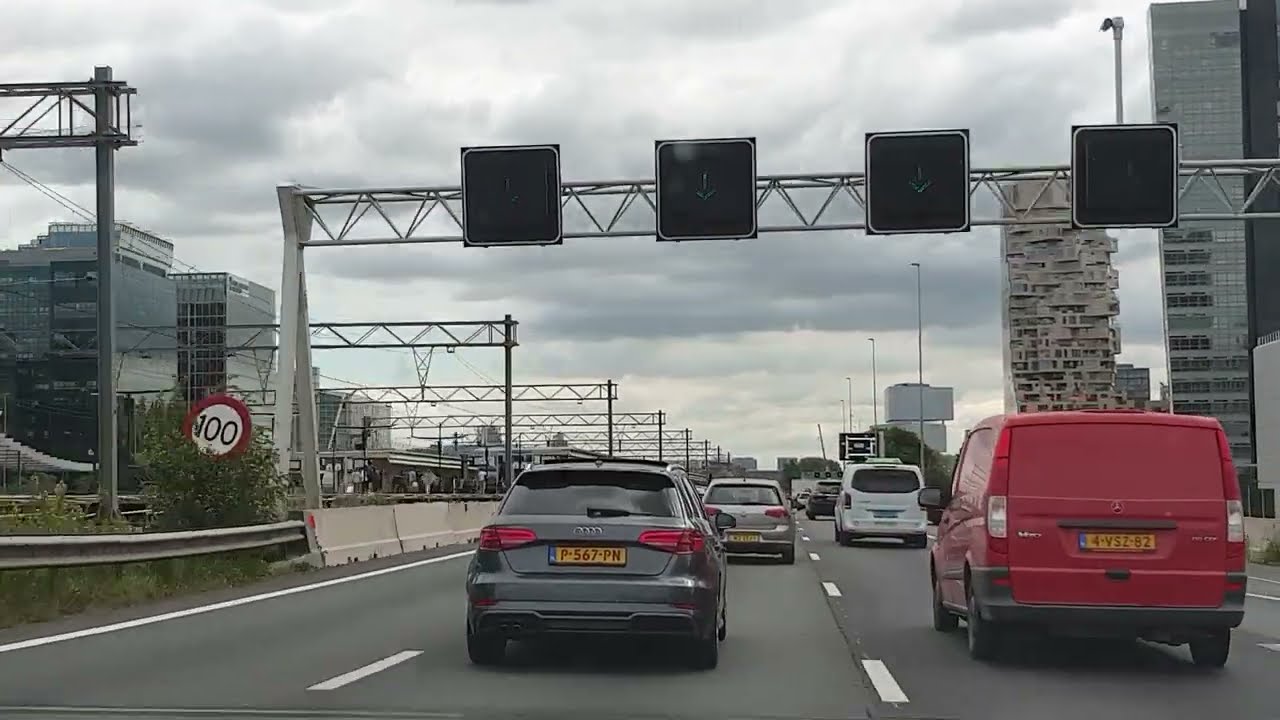 Dashcam Beelden Zaandam 》Amsterdam Via: A7,A8 en A10 Ring Amsterdam.