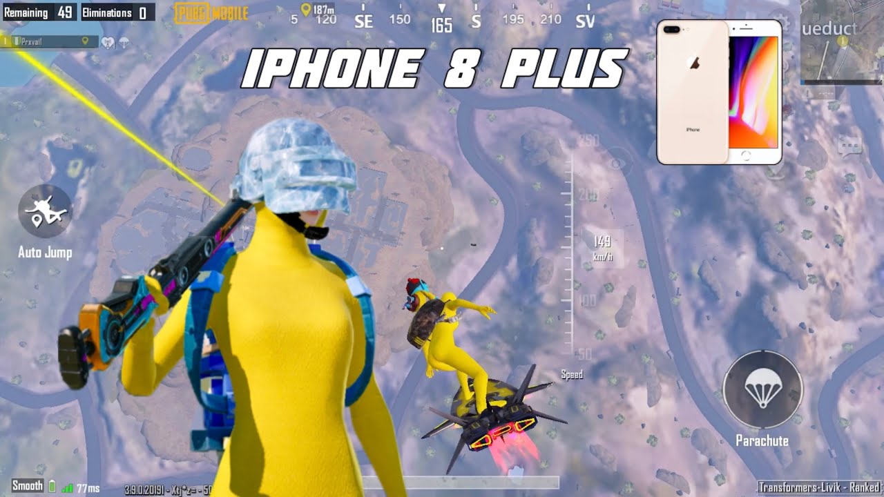 iPhone 8 Plus PUBG Mobile No Lag Gameplay || iPhone 8 Plus BGMI Lag Test 2025