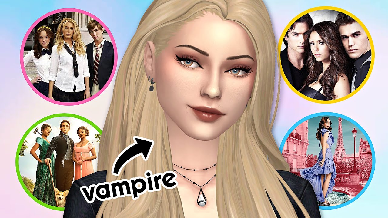 Creating Sims as Different Famous TV Shows in The Sims 4 ✨