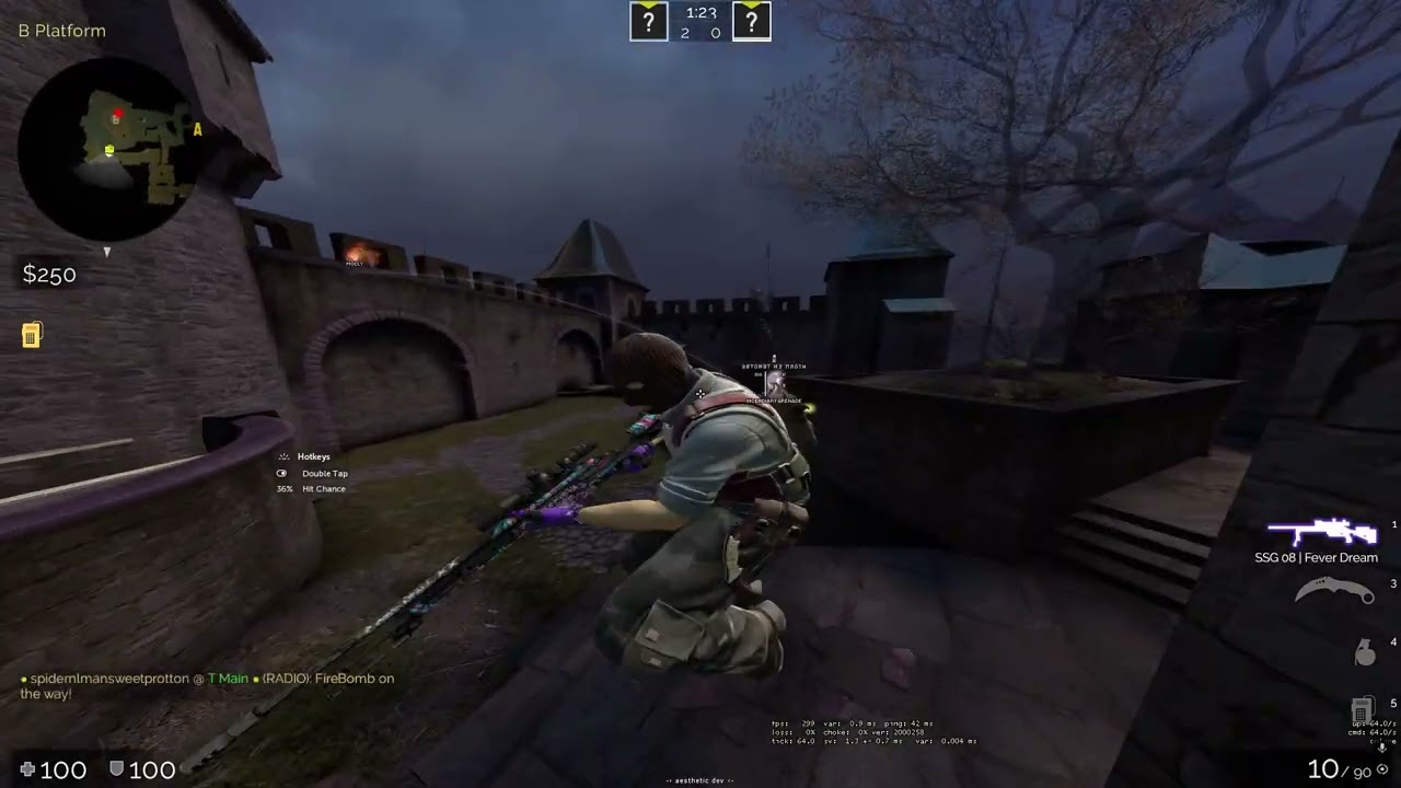 [ 1v1 ] hasher(boss) vs nublain, wisper