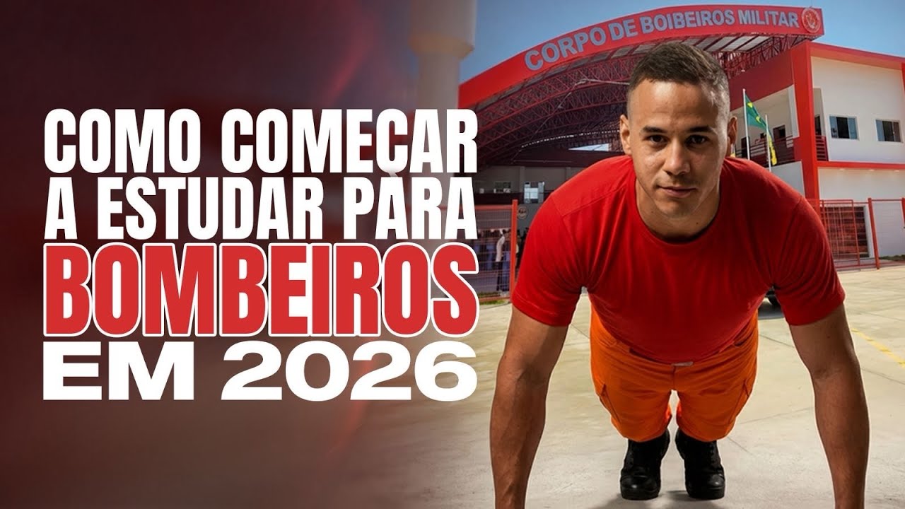 COMO COMEÇAR A ESTUDAR para BOMBEIROS | Passo a Passo COMPLETO do ZERO