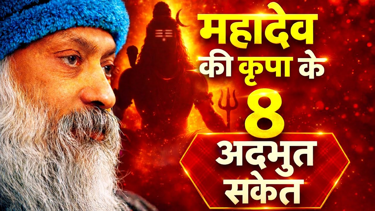 महादेव की कृपा के 8 अद्भुत संकेत 🔱 जान लो शिव आपके साथ हैं या नहीं OSHO HINDI SPEECH 