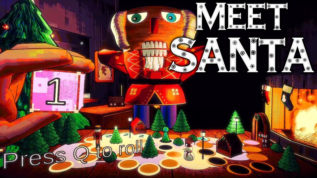 Meet Santa | Full Gameplay No Commentary | Itchio Christmas Horror Game