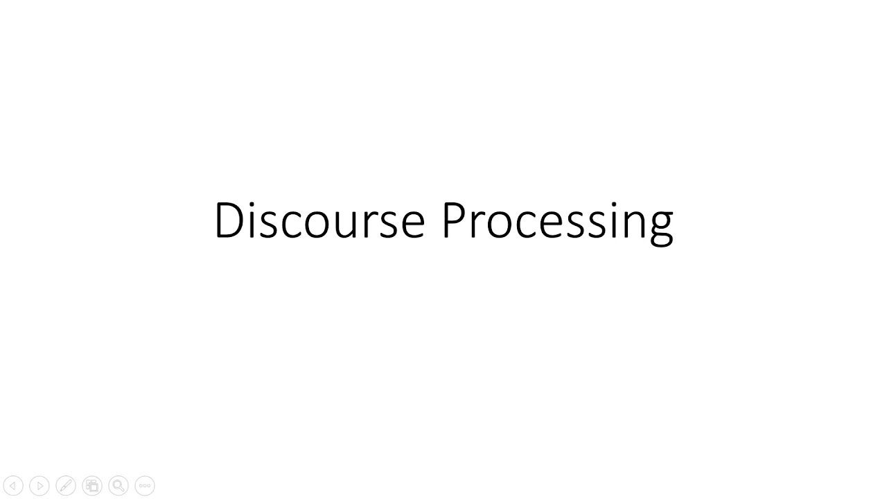 Discourse Processing