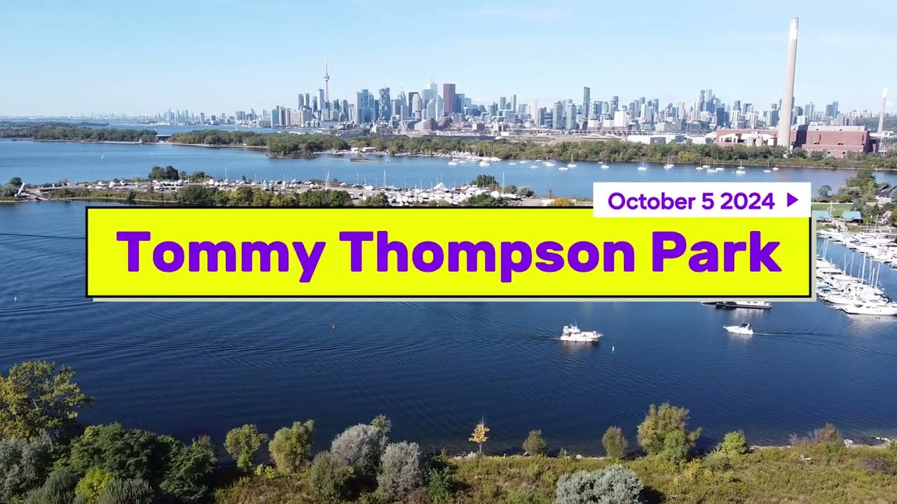 Aerial Tour of Toronto's Hidden Gem: Tommy Thompson Park | A Combination of Nature and City Views