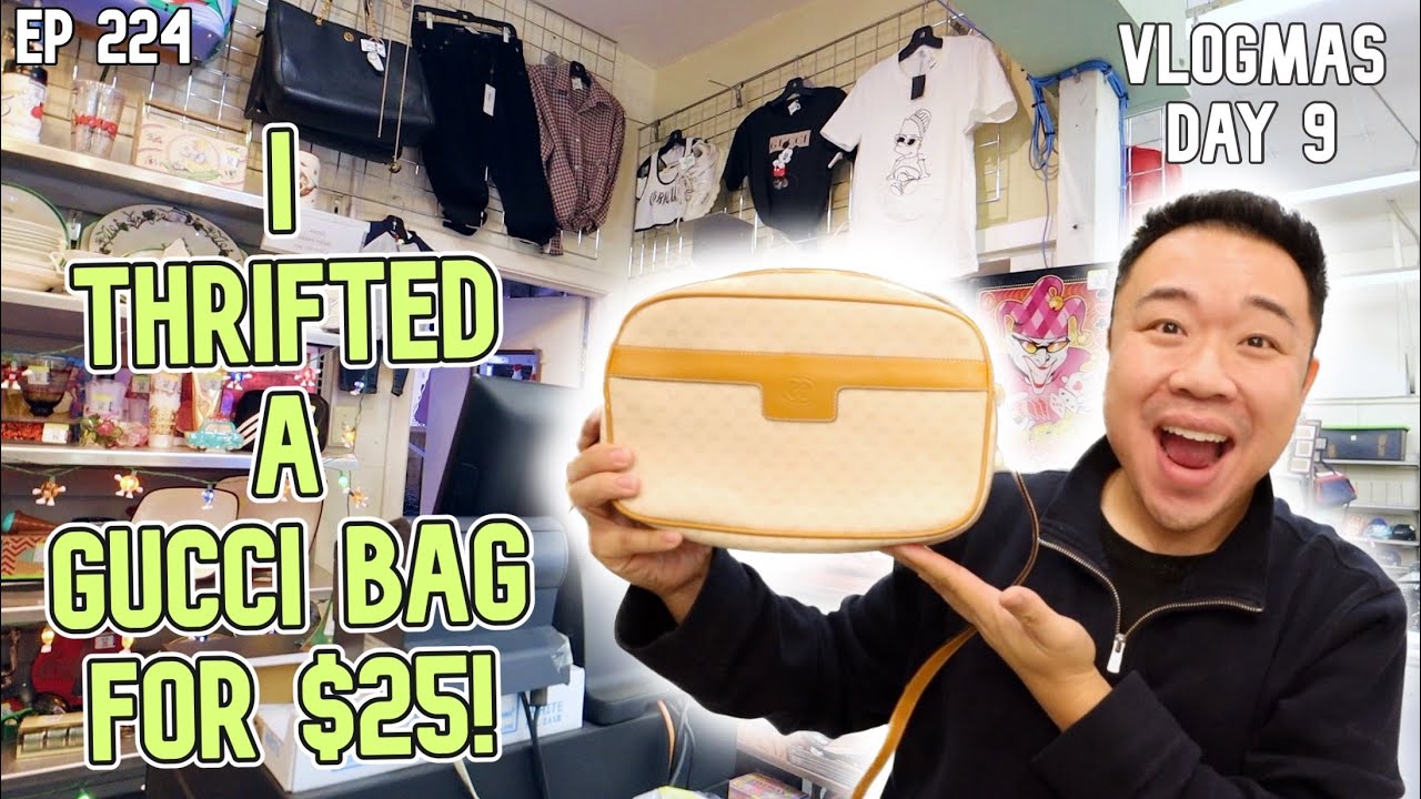 I Thrifted a Gucci bag for $25! Trip to the Thrift EP 224