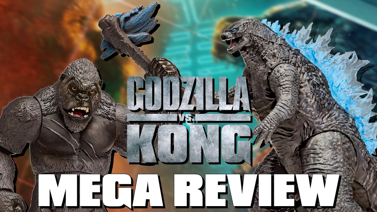 Playmates MEGA Godzilla and MEGA Kong Review - Godzilla VS Kong