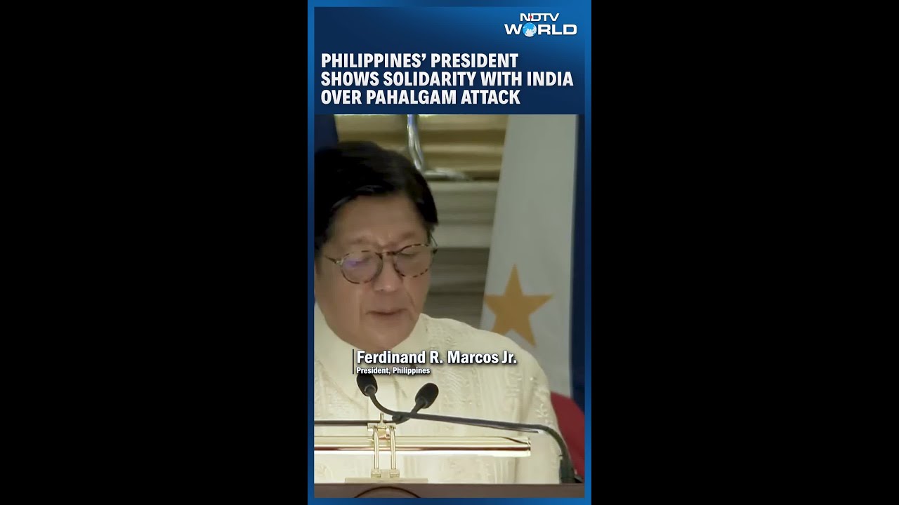 Philippines Stands Strong With India On Pahalgam Attack: Philippines President Marcos
