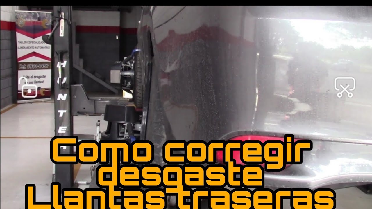 Cómo corregir desgaste llantas traseras eje rígido.