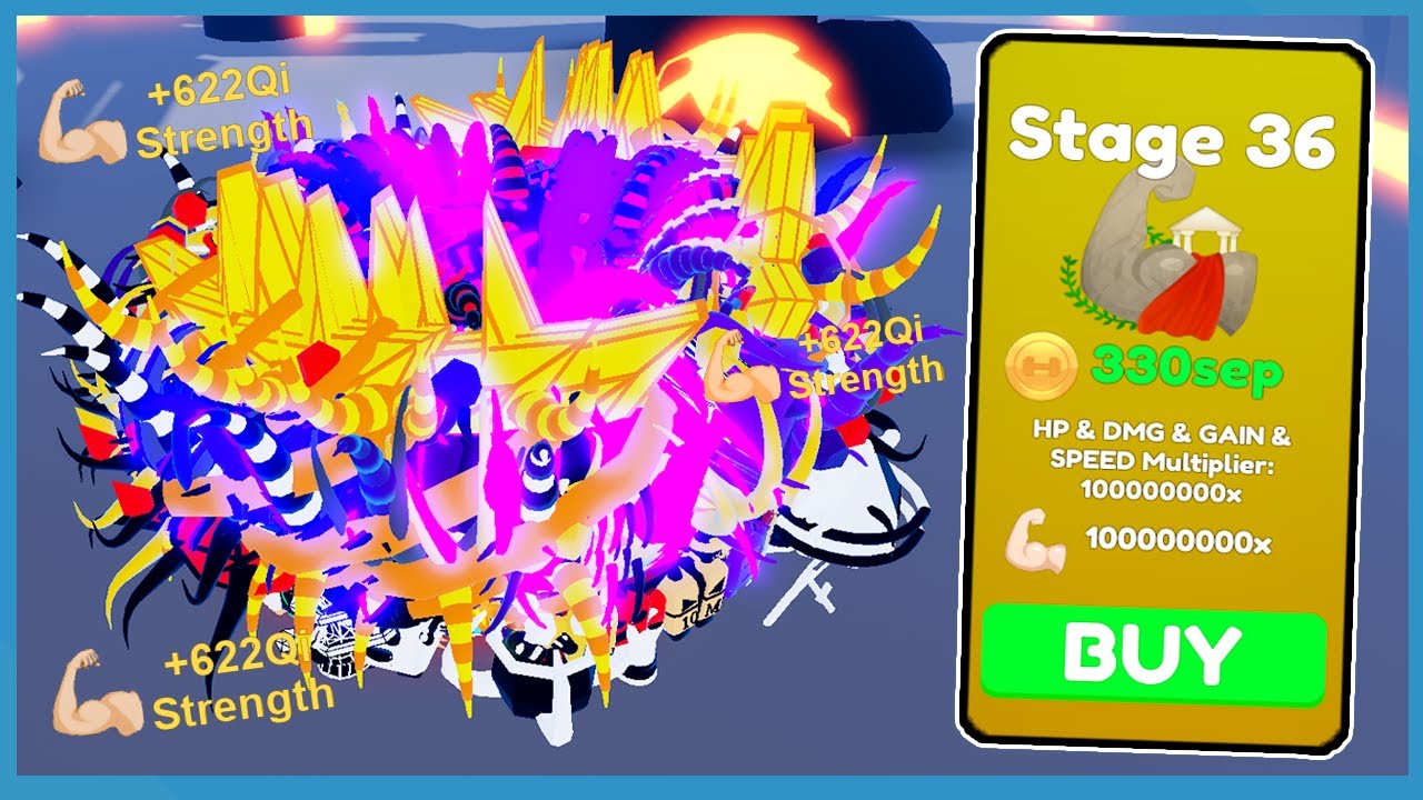 Unlocked Stage 36 Rank And  $20,000 ROBUX PET in Roblox Lifting Titans Simulator