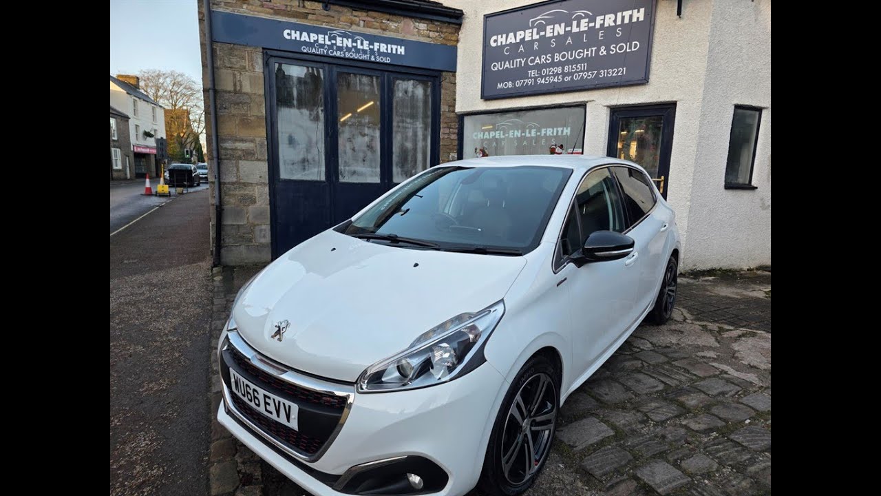 Peugeot 208 1.2 PureTech GT Line Hatchback 5dr Petrol Manual Euro 6 (s/s) (110 ps)WU66EVV