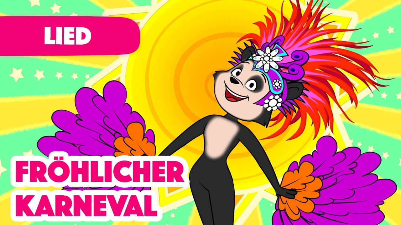 Mascha und der Bär 💥NEUES LIED 2023 💥 Fröhlicher Karneval💃🎉🎵 Maschas Lieder