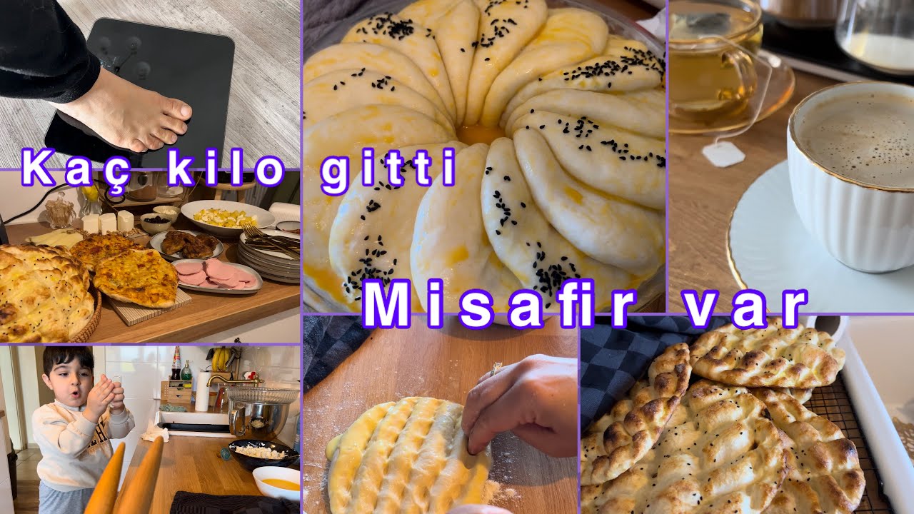 Bir haftada kaç kilo verdim❓kardeşim geliyor biraz hamur işi yaptım güzel bir gün geçirdik ❤️