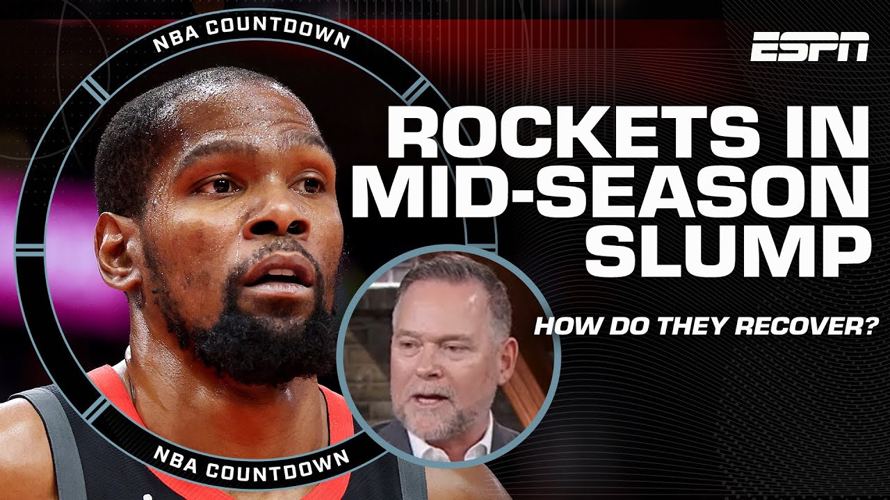 Ime Udoka BLASTS Rockets' mid-season slump 😬 'HE AIN'T LYING!' - Michael Malone | NBA Countdown
