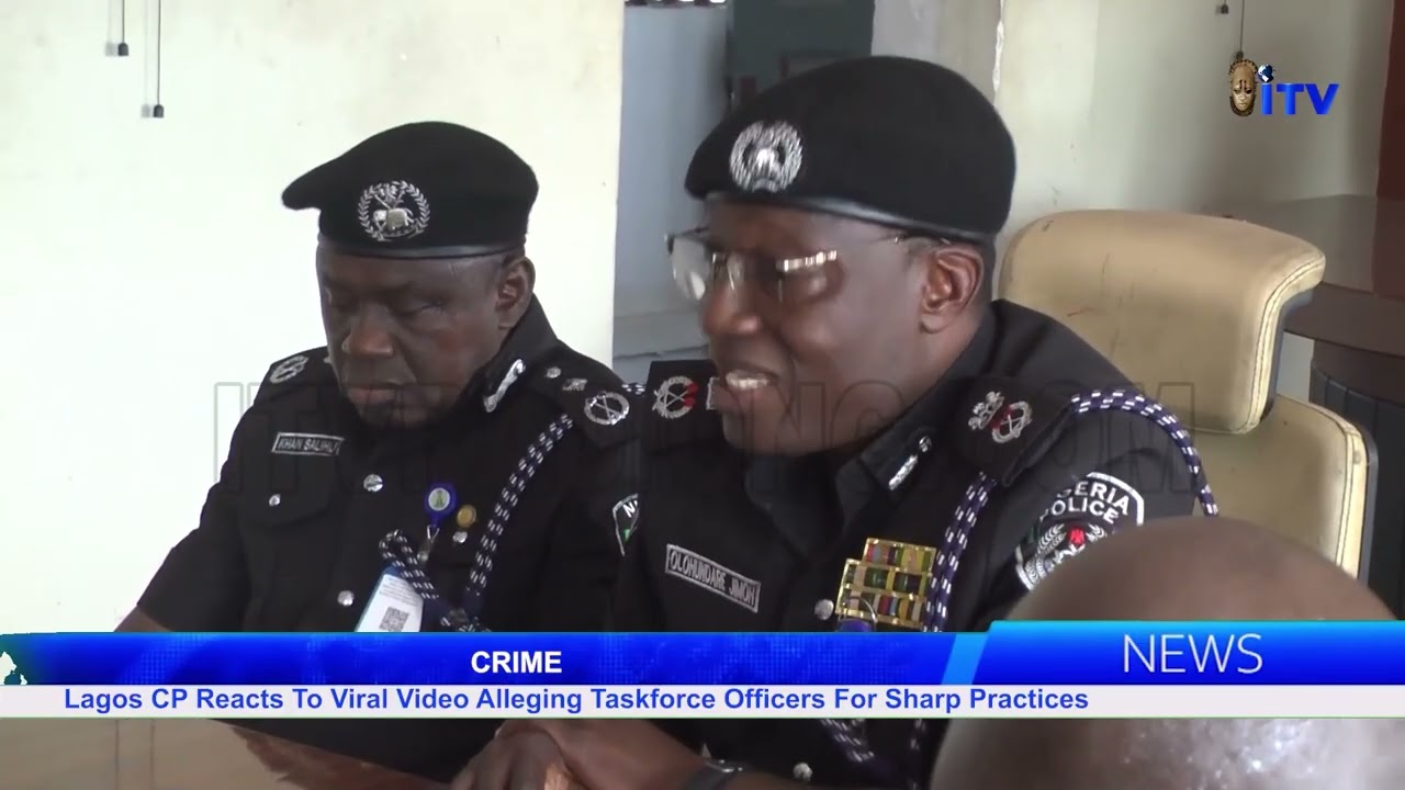 ПРЕСТУПЛЕНИЕ: Начальник полиции Лагоса отреагировал на вирусное видео, в котором сотрудников опер...