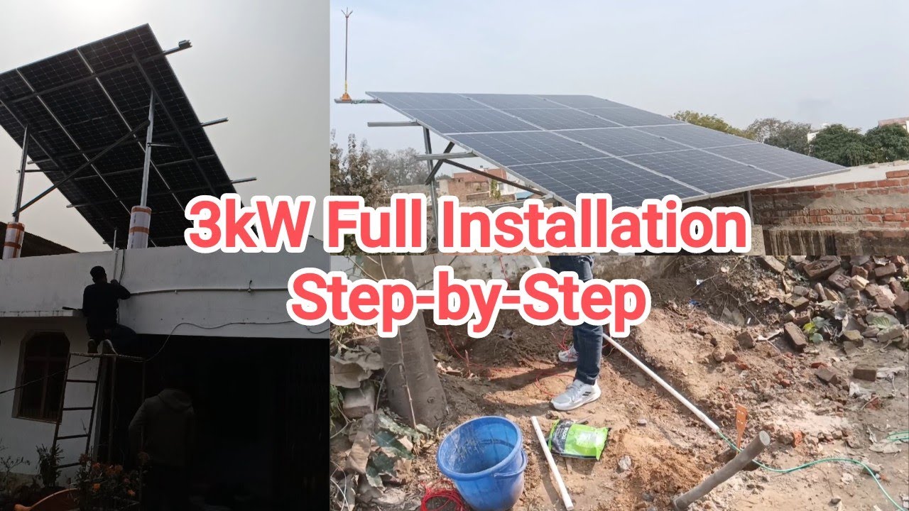 My 3kW Solar Setup Full Installation Step by Step | Adani + Luminous Cost?
