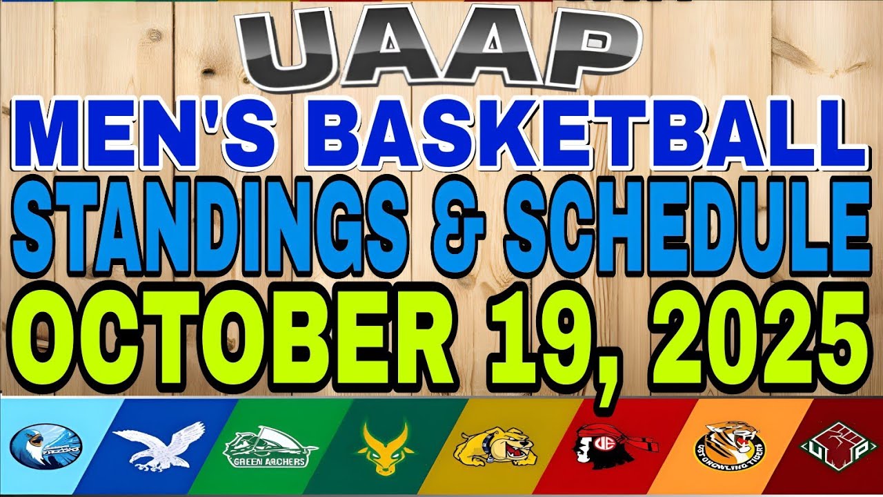 🔴 UAAP SEASON 88 STANDINGS | OCTOBER 18 | SCHEDULE OCTOBER 19, 2025 | UAAP MENS BASKETBALL