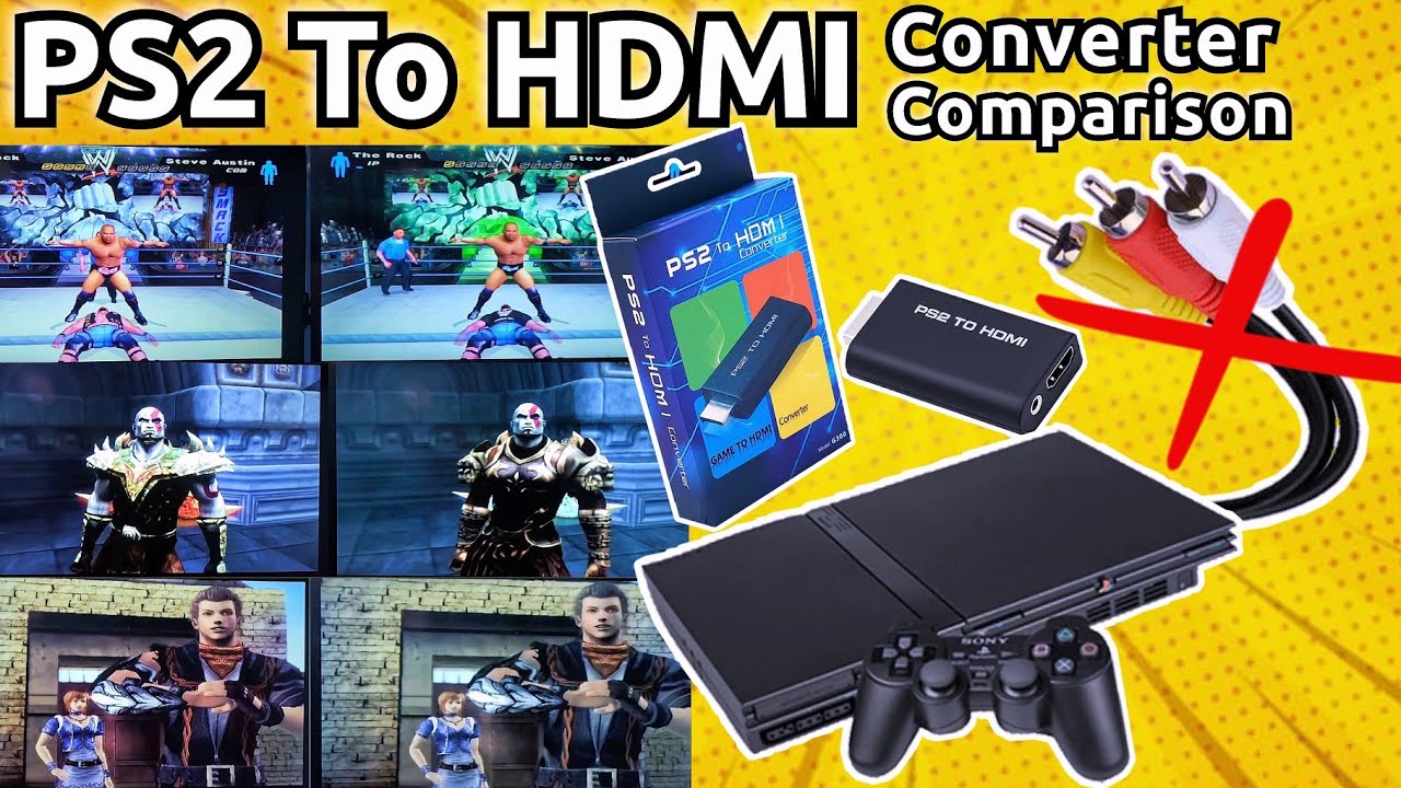 Connecting PlayStation 2 to HD TV Setup With PS2 To HDMI Converter Setup & Review in Tamil
