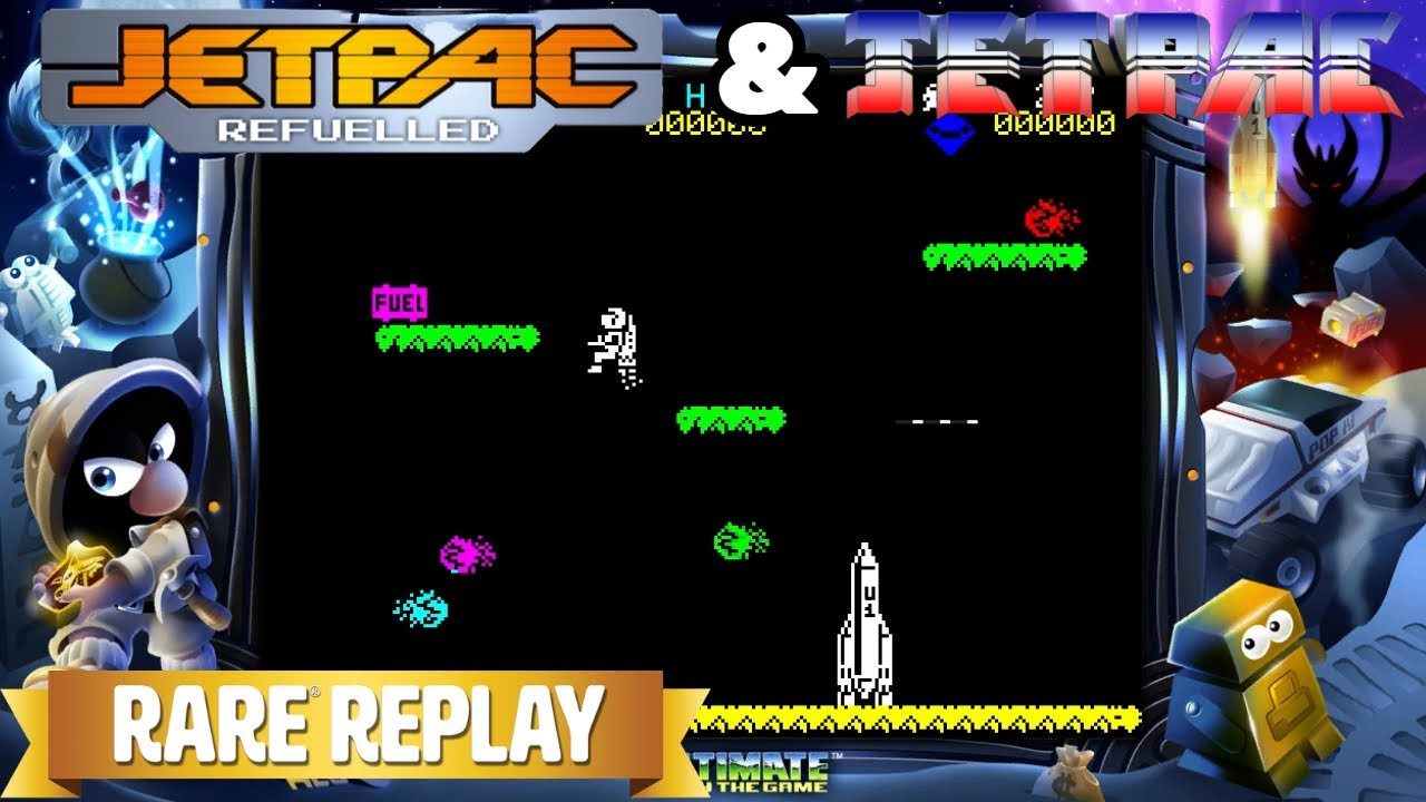 This Game is Hard! | Jetpac & Jetpac Refueled | Rare Replay