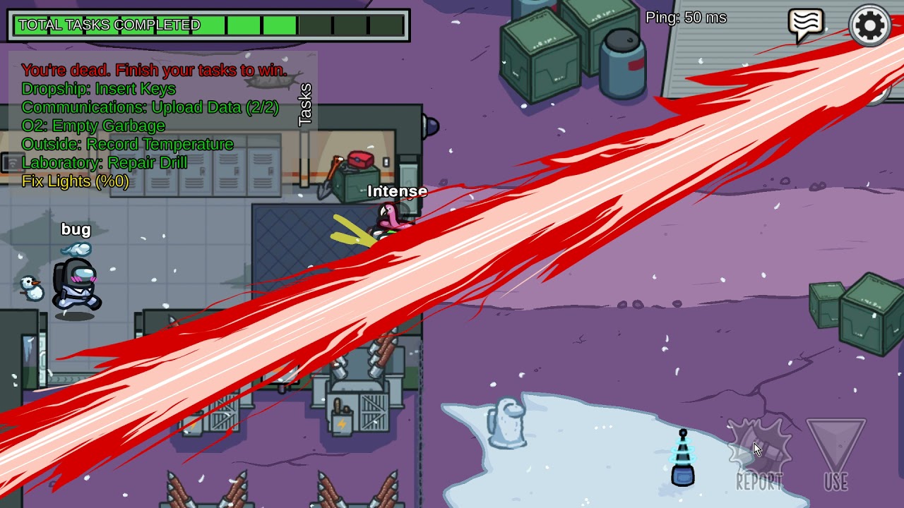 Using Terrible Gameplay in Among Us