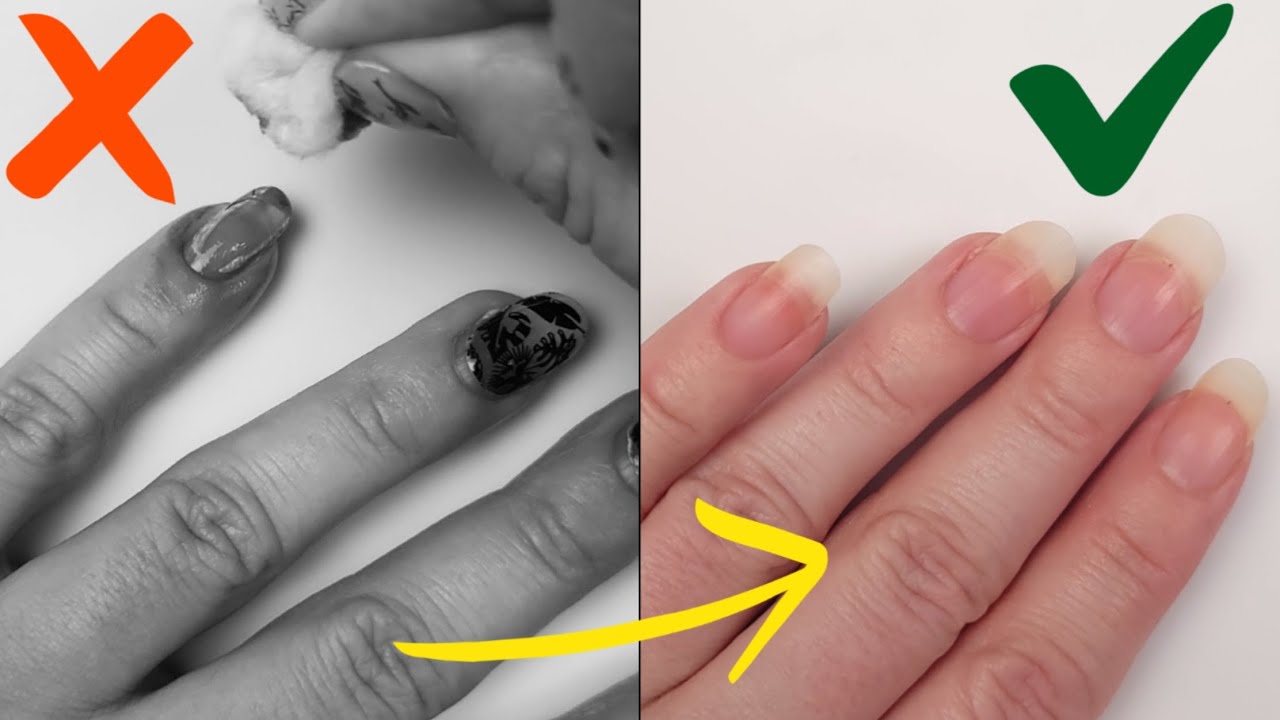 How to remove nail polish fast | 2 easy options: no more stained nails