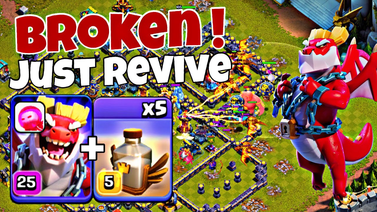 I SWAGGED the Revive Spell? Dragon Duke is UNSTOPPABLE! TH18 Legends