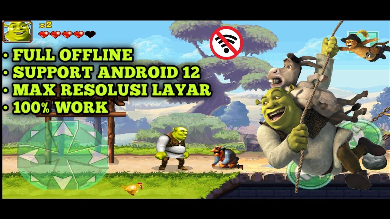 SHREK APK | OFFLINE JAVA GAMES ANDROID GAMEPLAY