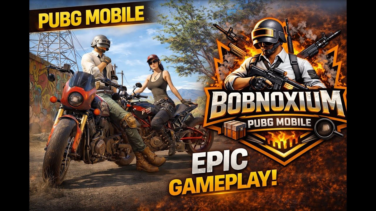 PUBG Mobile Gameplay 🏍️🔥 Epic Action & Intense Fights | BOBNOXIUM