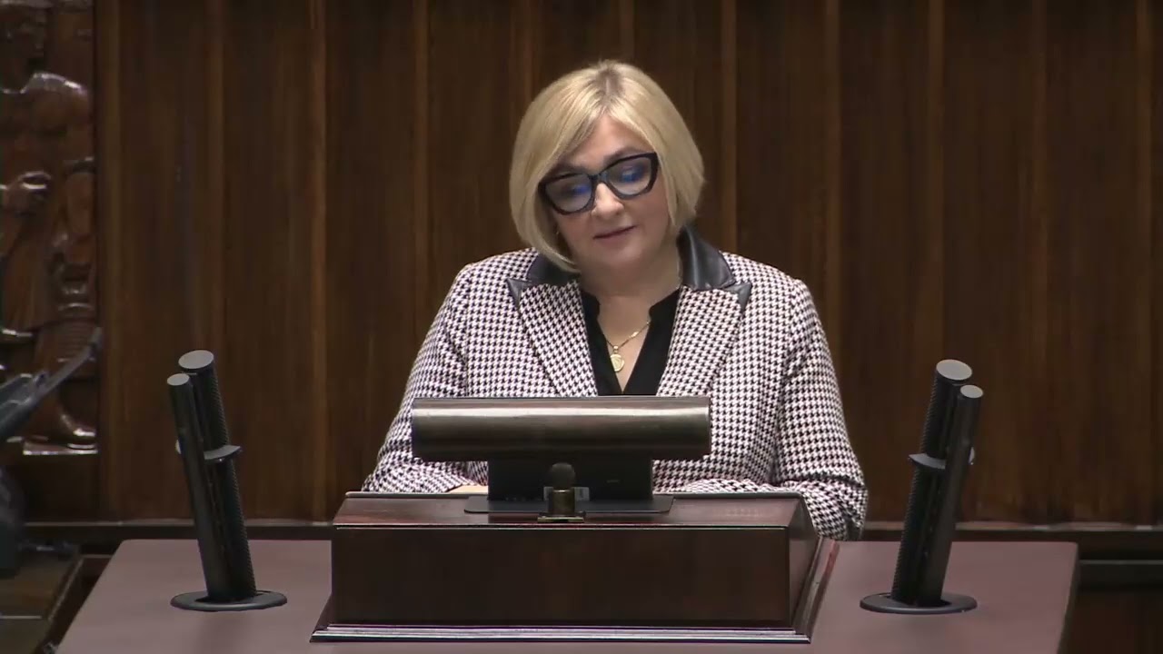 Barbara Bartuś - Oświadczenie poselskie