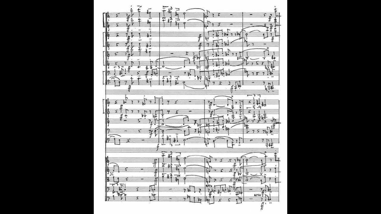 Friedrich Cerha - Sinfonie (1975) [Score-Video]