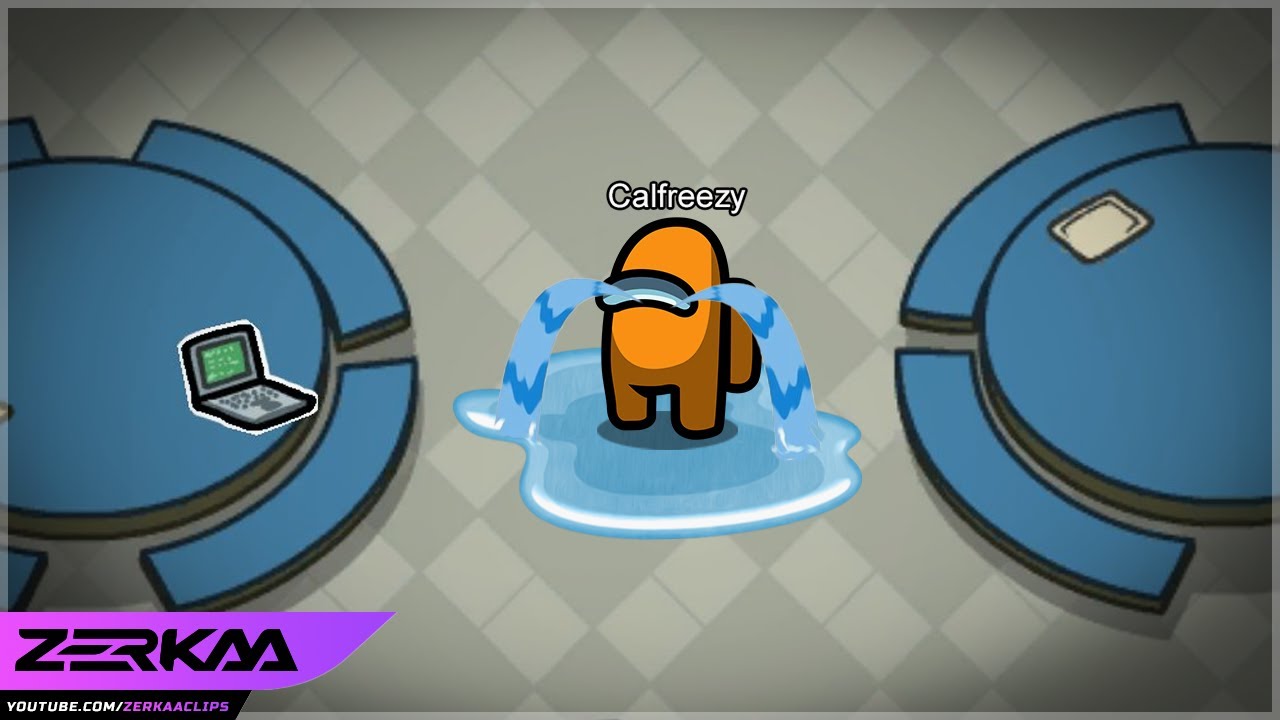 CALFREEZY CRIES ON STREAM BECAUSE HE GOT VOTED OUT! (Among Us)