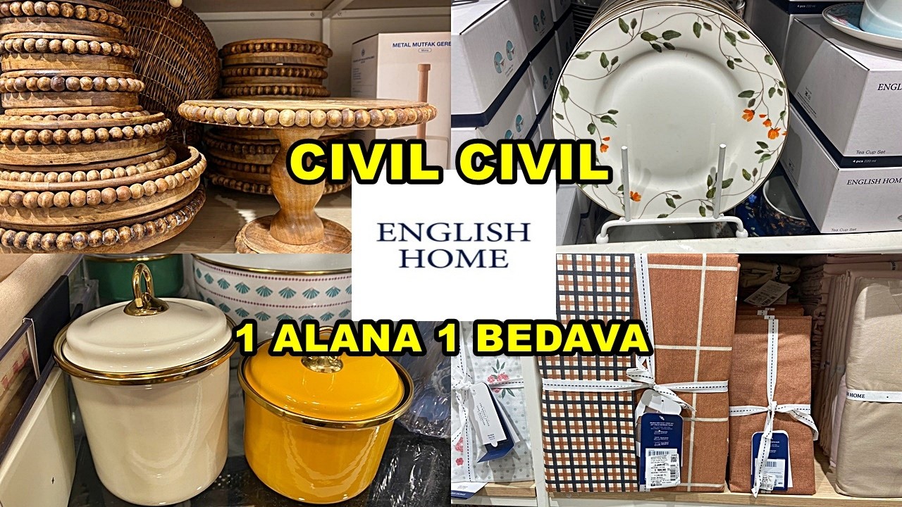 ENGLİSH HOME'DA BATTANİYELER 300 LİRA😱/YATAK ÖRTÜLERİ 500TL❗️YEPYENİ ÜRÜNLER👌 ÇEYİZ ALIŞVERİŞİ