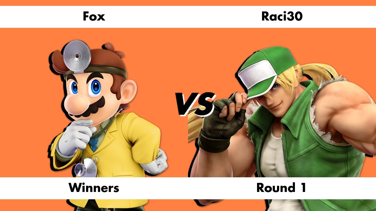 Fox (Dr. Mario) vs Raci30 (Terry) | Smash Burgers: Apollokid Saga - Winners Round 1