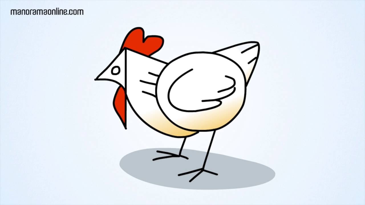 Draw a Hen With 10 | Animated Videos for Children | Manorama Online